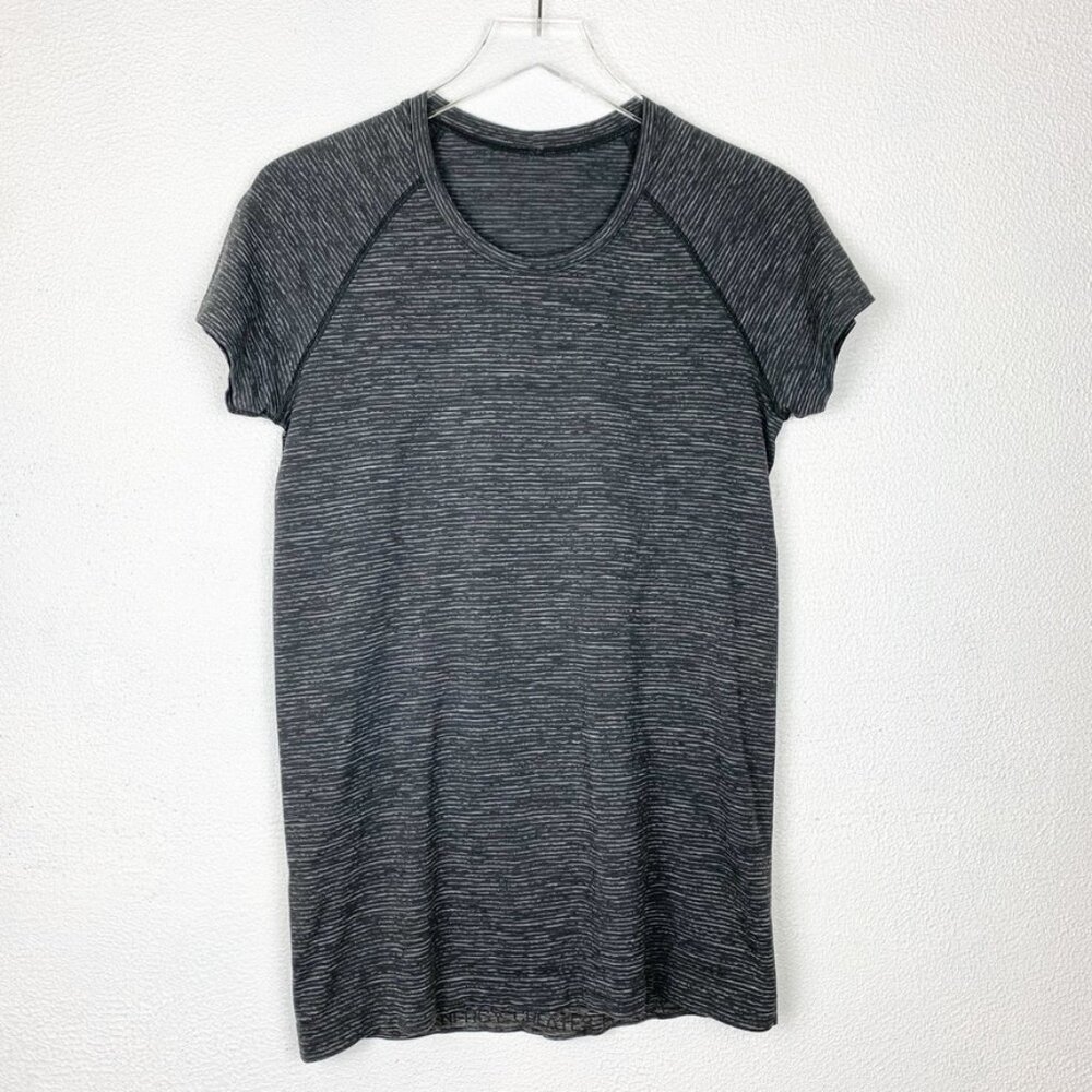 lululemon | Swiftly Tech Short Sleeve 2.0 Black White Stripe